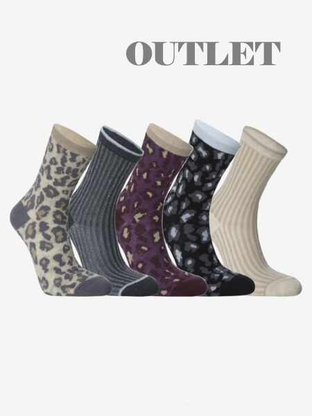 5-PAKKAUS NAISTEN LUREX SUKAT