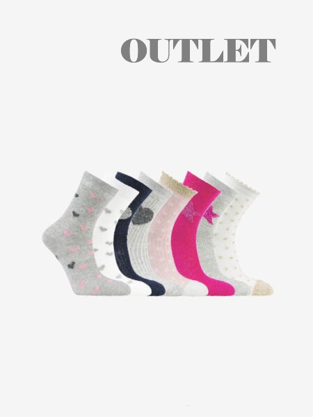 8-PAKKAUS SUKAT SYDÄMILLÄ JA TÄHDILLÄ