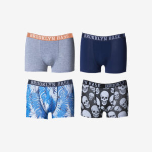 4-PACK BROOKLYN BASE BOXER, SKULL MIX