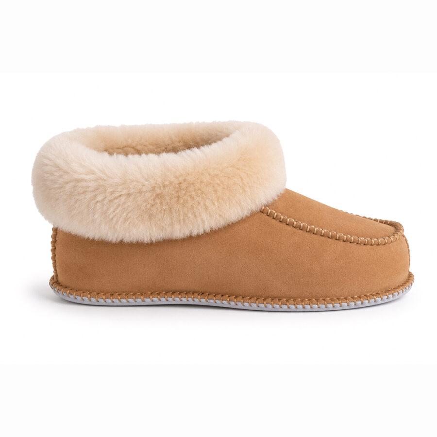 Narvik Naisten Aidot Lampaannahkatossut Beige